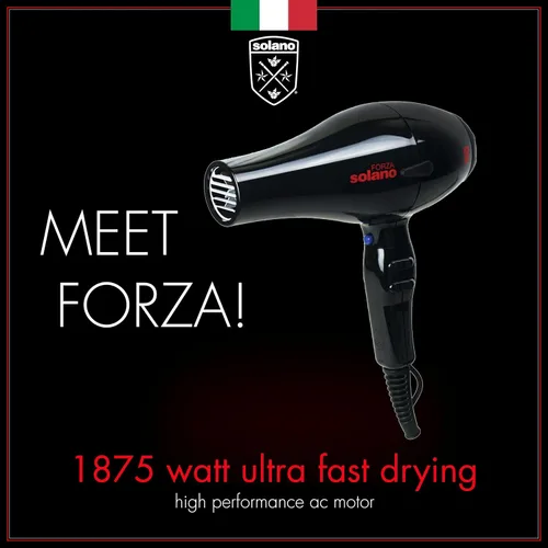 Miniatura 8 de Solano Secador de pelo de cerámica de secado ultra rápido Forza 1875W