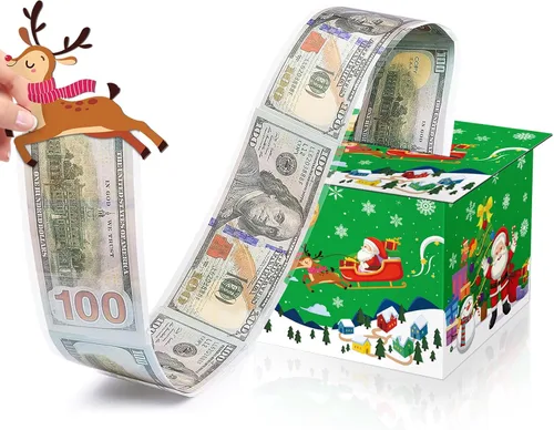 Miniatura 12 de Chiazllta Regalo de Caja de Dinero de Feliz Cumpleaños con Tarjeta - Kit Colorido de Caja de Extracción de Dinero para Fiesta