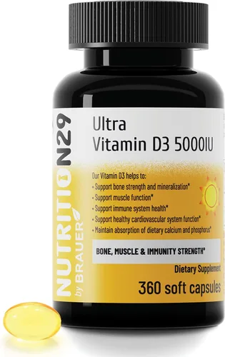 Miniatura 10 de Vitamina D3 2000 UI (50 mcg) con vitamina D3 Provitas® de grado USP, aceite de oliva dual y MCT para una mayor absorción, hueso, músculo e inmune