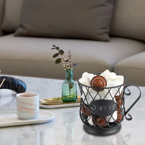 Miniatura 7 de TreeLen Soporte para tazas K para cápsulas de café para 35 Kcups Keurig Organizador de almacenamiento Accesorios de barra de café para mostrador