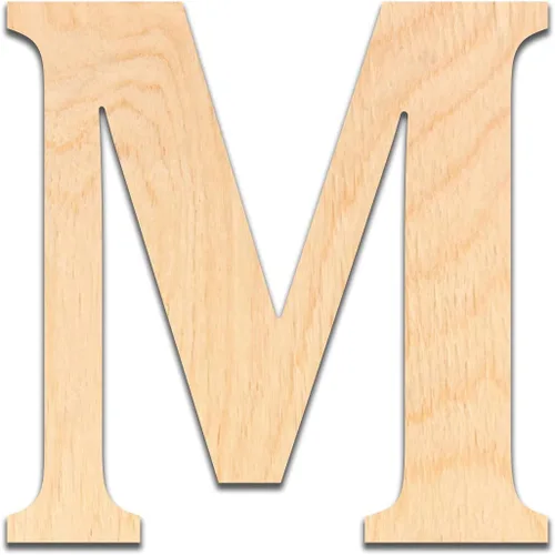 Miniatura 21 de Ampersand - Letras de madera de 6 pulgadas de alto, abedul báltico de 1/4 de pulgada de grosor, decoración de bricolaje pintable, letreros