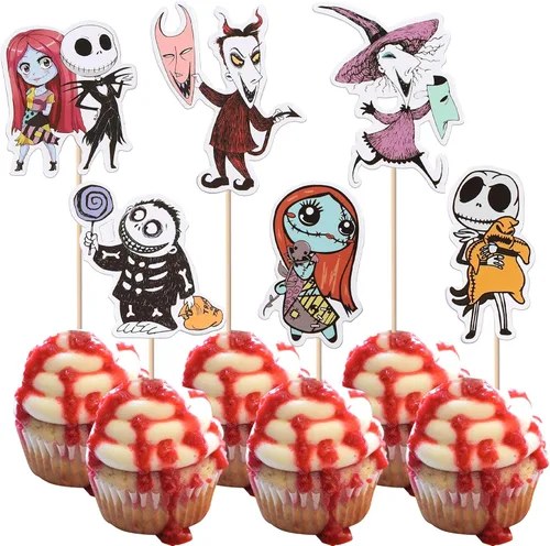 Miniatura 17 de 1 paquete de decoración de pastel de Halloween con purpurina para Halloween, fantasma, calabaza, pastel para casa encantada, bruja, calabaza, 7