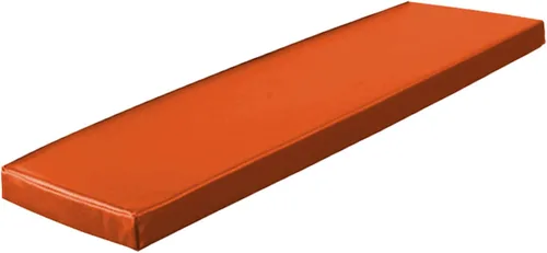 Miniatura 12 de Cojín de asiento de piel sintética impermeable antideslizante para banco largo de jardín, 2 pulgadas de grosor, para muebles de patio de interiores