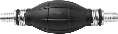 Miniatura 10 de 10 mm 3/8 pulgada Bomba de cebado de tipo foco de 10 mm, de goma, para transferencia de combustible, línea de combustible de vacío, bomba de mano