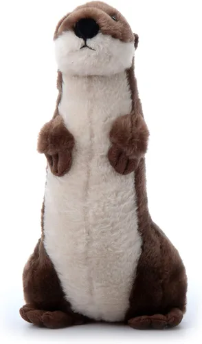 Miniatura 2 de The Petting Zoo Animal de peluche de nutria de río, regalos para niños, animales salvajes del zoológico Onez, juguete de peluche de nutria de río