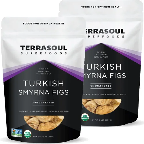 Miniatura 5 de Terrasoul Superfoods Higos orgánicos de esmirna turca, 6 libras (paquete de 3), sin azúcar añadido, sin sulfuro, perfectamente secos