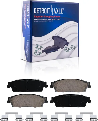 Miniatura 62 de Detroit Axle - Pastillas de Freno Delantero para Nissan Altima Maxima Sentra 350Z Cube Juke Versa INFINITI G20 G35 I30 I35 Suzuki SX4, Pastillas