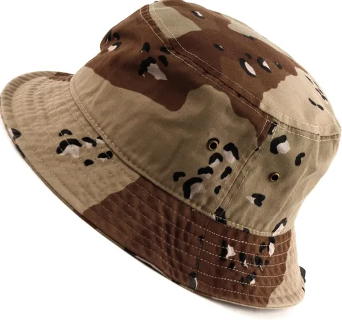 Miniatura 19 de Unisex 100% algodón pesca caza verano al aire libre cubo sombrero sombrero