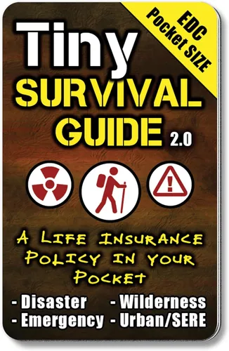 Pequeña guía de supervivencia – Manual de bolsillo de preparación de emergencia Micro EDC para camping, senderismo, bushcraft, SAS y primeros