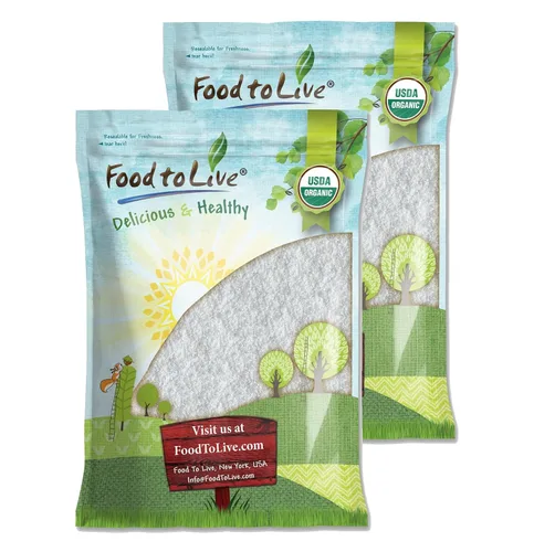 Miniatura 9 de Food to Live Coco orgánico fino rallado, 12 onzas, sin OMG, crudo, sin azúcar, sin sulfatar, desecado, carne afeitada. Vegana, Keto, Kosher, a