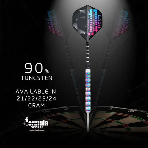 Miniatura 4 de Formula Sports Juego de dardos de punta de acero al 90% tungsteno, juego de puntas de metal profesionales disponibles en 0.74 oz/0.78 oz/0.81 Con