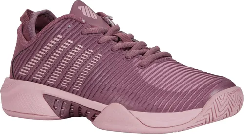 Miniatura 2 de K-Swiss Hypercourt Supreme Tenis para mujer (Grape NectarCameo Pink, 8), Néctar de uvarosa cameo