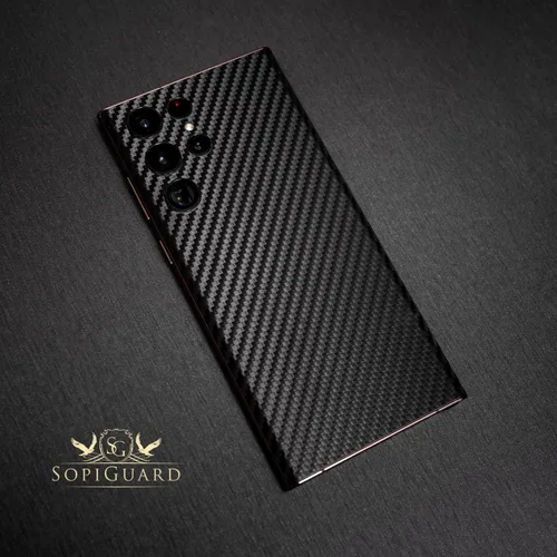 Miniatura 4 de SopiGuard Adhesivo para Samsung S22 Ultra Precision de borde a borde para panel trasero (negro)