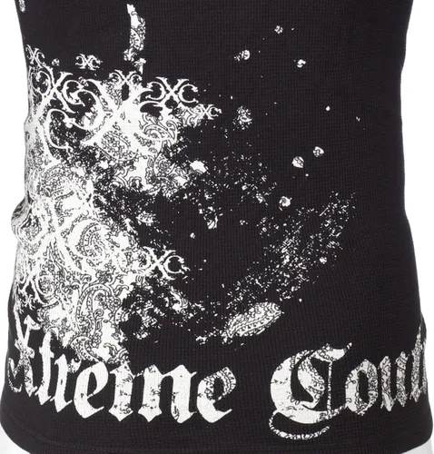 Miniatura 6 de Xtreme Couture by Affliction - Camisa térmica para hombre, color negro envejecido