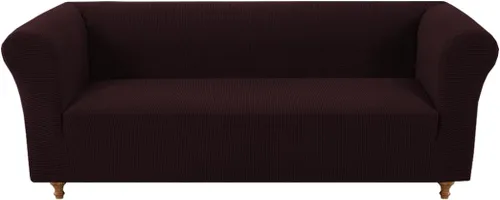 Miniatura 38 de Funda elástica Chesterfield para sofá, funda de tela jacquard para sofá biplaza de 2 cojines, protector de muebles antideslizante resistente a