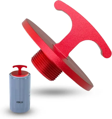 Herramienta de tapón de filtro de aceite, herramienta de desmontaje de tapa de filtro de aceite de aleación de aluminio para Dodge Ram 2500, 3500,