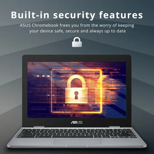 Miniatura 4 de ASUS Chromebook C223 - Laptop HD de 11.6 pulgadas, procesador Intel Celeron N3350, 4 GB de RAM, 32 GB eMMC, gráficos Intel UHD, cámara web 720P