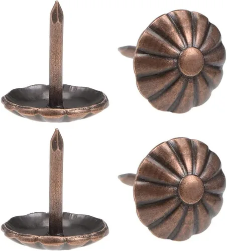 Miniatura 9 de 5 piezas de herramientas de tachuelas para tapicería, martillo de tapicería de doble cara con 2 cabezas de goma de repuesto, elevador de tachuelas