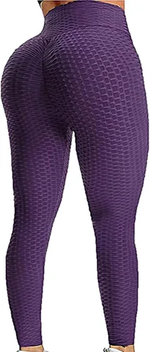 Miniatura 132 de SEASUM - Pantalones de yoga de cintura alta para mujer, con control de abdomen y realce de glúteos, leggings favorecedores para entrenar y correr
