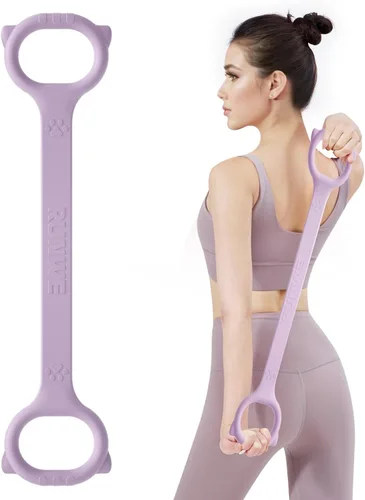 Miniatura 13 de Figure 8 Workout Resistance Band - 3 Elasticities Optional 20 30 40lb, Thicker Durable Arm Back Shoulder Exercise Elastic Rope Yoga Straps Pilates