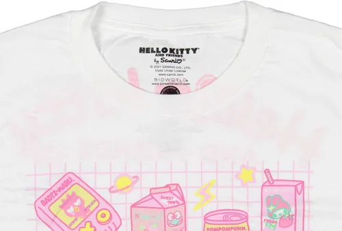 Miniatura 5 de Hello Kitty And Friends - Camiseta con diseño de cuadrícula para mujer