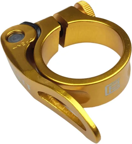 Miniatura 10 de PLATT - Abrazadera para tija de sillín de bicicleta de aleación de aluminio, collar de liberación rápida de 28,6 mm / 31,8 mm / 34,9 mm