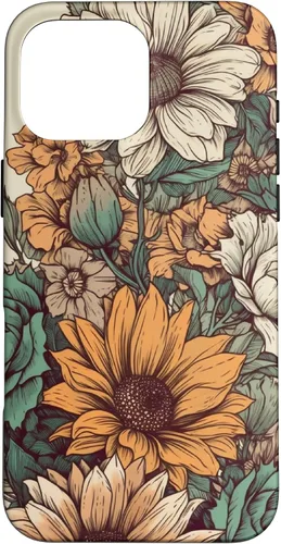 Miniatura 19 de Western Boho Leopard Sunflowers Cactus Funda Rodeo Cowgirl para iPhone 17