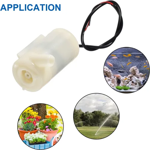 Miniatura 7 de 4 piezas DC 3-5 V micro sumergible mini bomba de agua para acuarios pecera estanque fuente hidropónica jardín