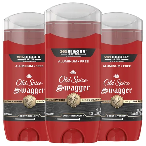 Miniatura 16 de Old Spice Desodorante sin aluminio para hombres, protección contra olores 24/7, frescura 24/7 y aroma duradero, Aqua Reef con aroma a ciprés, 3.8