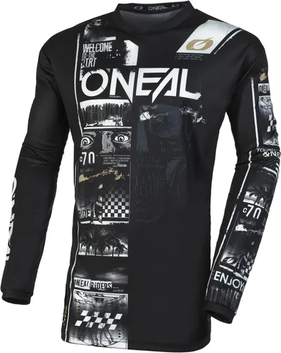 O'Neal Boys' Element Youth Jersey Attack V23 Negro/Blanco