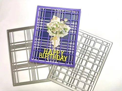 Troqueles de corte con fondos 3D, plantillas de metal, herramientas para álbumes de recortes, plantillas de acero al carbono para hacer tarjetas de