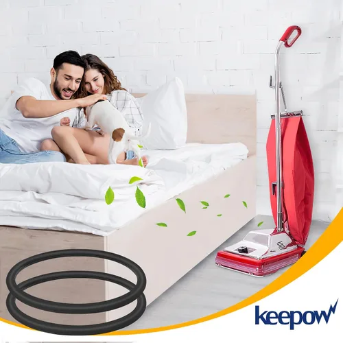 Miniatura 7 de KEEPOW Piezas de aspiradora compatibles con aspiradora redonda Sanitaire, paquete de 10 correas de repuesto para aspiradora vertical Eureka, correa