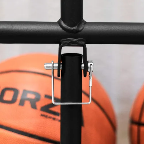 Miniatura 4 de Soporte para pelotas deportivas de pared Soporte montado en la pared para pelotas Almacenamiento de baloncesto y pelotas de fútbol en garaje