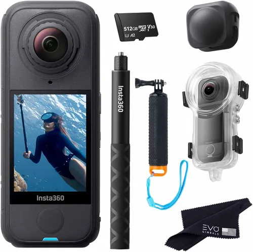 Miniatura 13 de Insta360 Paquete de buceo X4 Air Cámara de acción 8K 360 más ligera para aventuras épicas para viajes, deportes, momentos familiares, vlogging