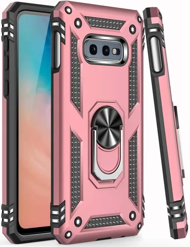 Miniatura 10 de IKAZZ Funda para Galaxy A10e con protector de pantalla, grado militar, a prueba de golpes, resistente, pasa prueba de caída de 16 pies con soporte