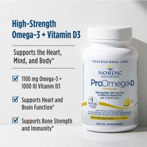 Miniatura 3 de Nordic Naturals proomega – D – Limón 60 ct.