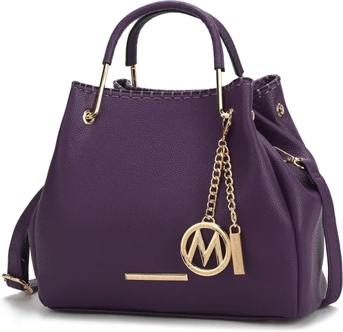 Miniatura 13 de MKF Collection Mia K - Bolso de mano para mujer, de piel vegana, con asa superior, bolso de mano