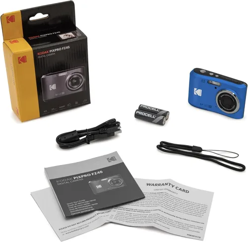 Miniatura 4 de KODAK PIXPRO FZ45-BK - Cámara digital de 16 MP con zoom óptico 4X, gran angular de 27 mm, video Full HD 1080P, pantalla LCD de 2.7" para vlogging