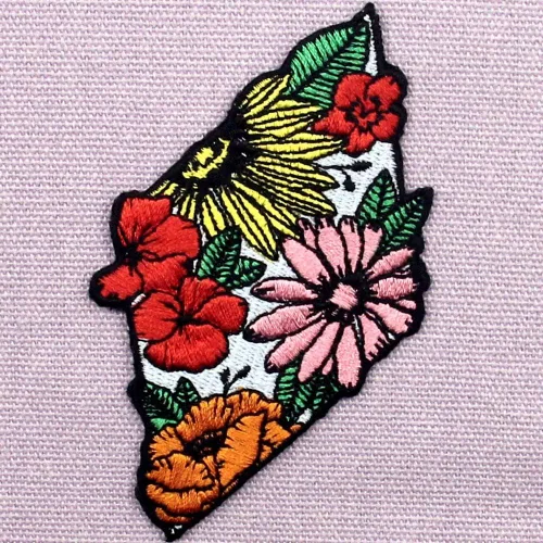 Miniatura 3 de ZEGINs Hermoso parche colorido bordado apliques hierro en coser en emblema
