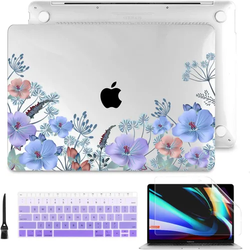 Miniatura 17 de Batianda - Carcasa rígida protectora de plástico transparente y mate para MacBook Pro (2019, 2018, 2017, 2016) de 13 pulgadas, modelo A2159, A1989