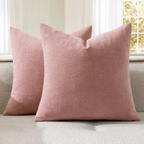 Miniatura 26 de MIULEE Juego de 2 fundas de almohada cuadradas decorativas de felpilla suave de 20 x 20 pulgadas para sofá, sala de estar y cama de color verde oliva