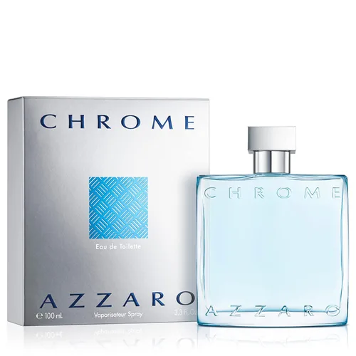Miniatura 9 de Azzaro Eau de Toilette cromado, colonia acuática fresca para hombre, fragancia cítrica, amaderada y almizclada, notas frescas de bergamota, uso