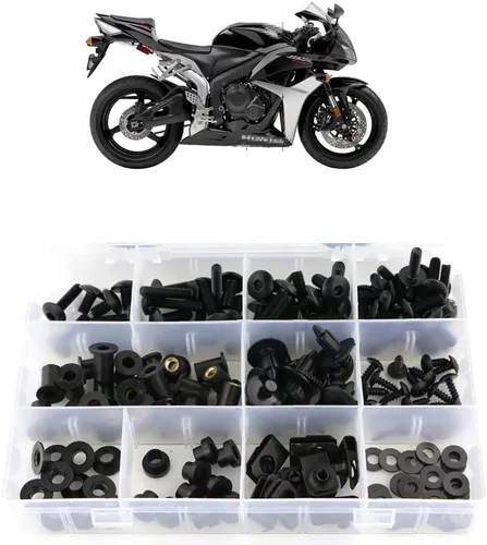 Miniatura 8 de Xitomer Kits completos de pernos de carenado para CBR600RR F5 2007 2008 2009 2010 2011 2012, pernos de parabrisas, kits de montaje arandelas tuercas