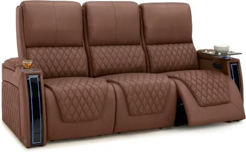 Miniatura 128 de Seatcraft Apex Zero-Gravity CoolZero - Asiento de cine en casa de cuero italiano, reposacabezas eléctrico, lumbar eléctrico, reclinable eléctrico
