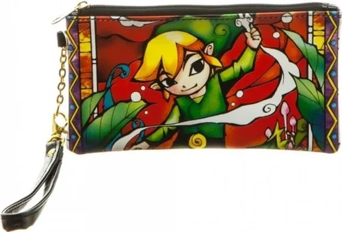 Miniatura 2 de Nintendo Zelda - Cartera de pulsera con cadena de eslabones y bolsa transparente, Claro, Minimalista
