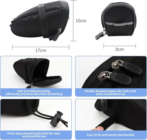 Miniatura 3 de Kit de Herramientas de Reparación de Bicicletas – 21 Piezas Juego de Herramientas para Bicicleta con Llaves Hexagonales, Palancas para Llantas, Kit