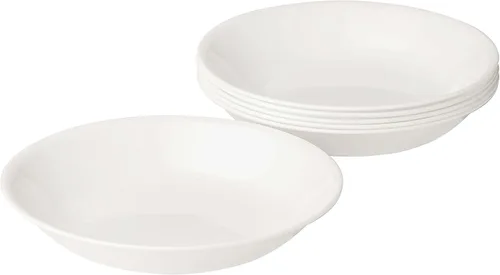 Miniatura 7 de Corelle 3125 Vitrelle Tazón de Cereales de Vidrio Winter Frost, Blanco, 18 oz, Paquete de 6