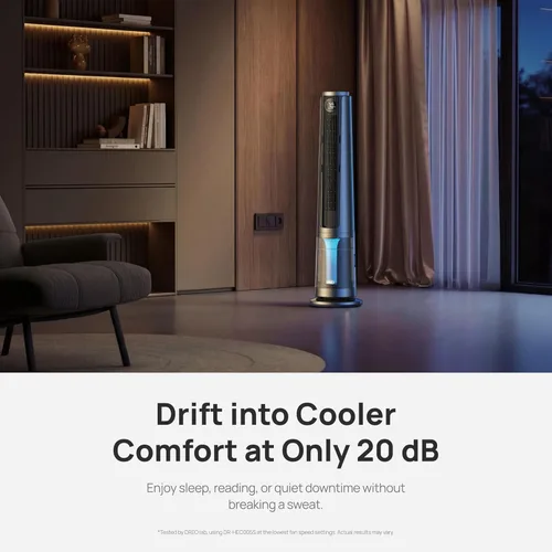 Miniatura 8 de DREO TurboCool Ventilador de nebulización 765S, ventiladores que soplan aire frío, refrigeración de 10 °F, enfriador de aire evaporativo rápido
