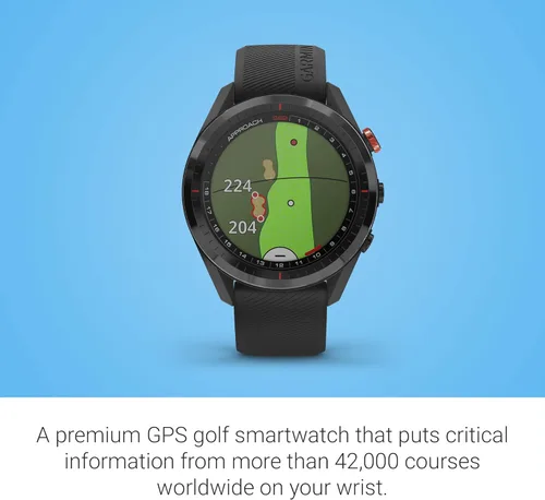 Miniatura 4 de Garmin Approach S62, reloj GPS de golf premium, organizador virtual incorporado Negro (Black Bundle)