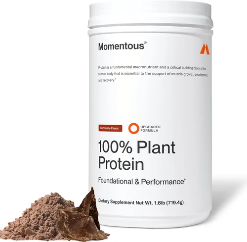 Momentous - Proteína vegana en polvo - 20 g de proteína a base de plantas - Certificada NSF para el deporte - Sin gluten - Sin transgénicos - 22